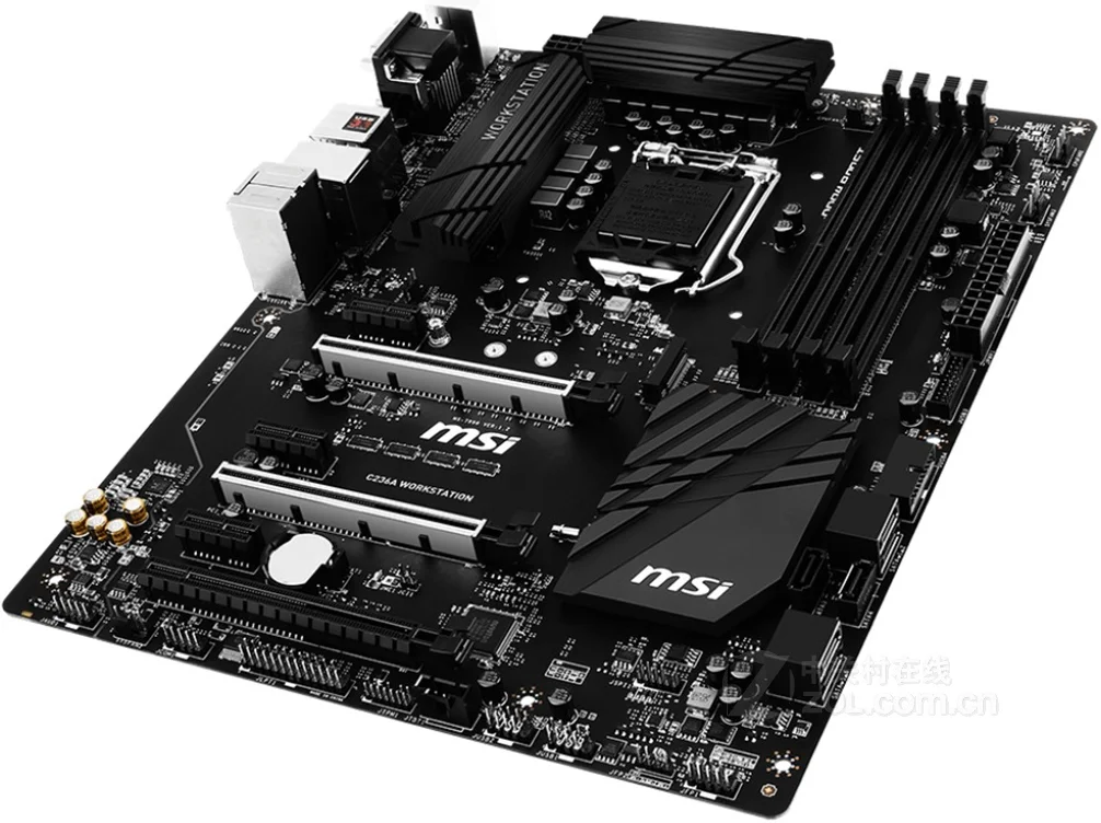 MSI C236A рабочей станции ПК оригинальная материнская плата DDR4 1151 Intel Ксеон E3 1200 v5 64 Гб