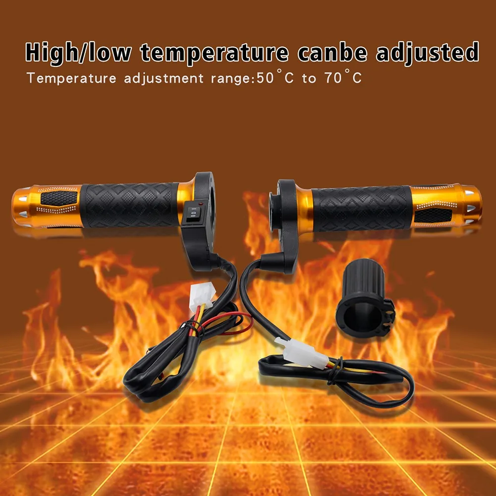 

In Winter Electric Heating Handles 1 Set Of Aluminum Alloy Accessories