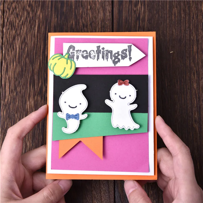 Kokorosa Хэллоуин штампы призрак тыква металлические Вырубные новые 2019 для