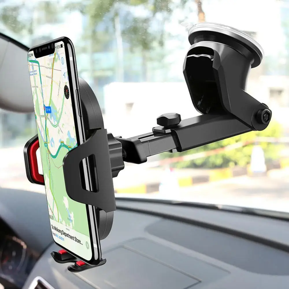 2021 new group vertical windshield gravity sucker car phone holder for iphone x 11 8 holder car mobile support smartphone stand free global shipping