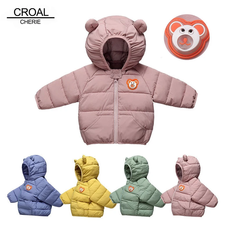 Зимняя куртка CROAL ручной работы для маленьких мальчиков девочек детская легкая