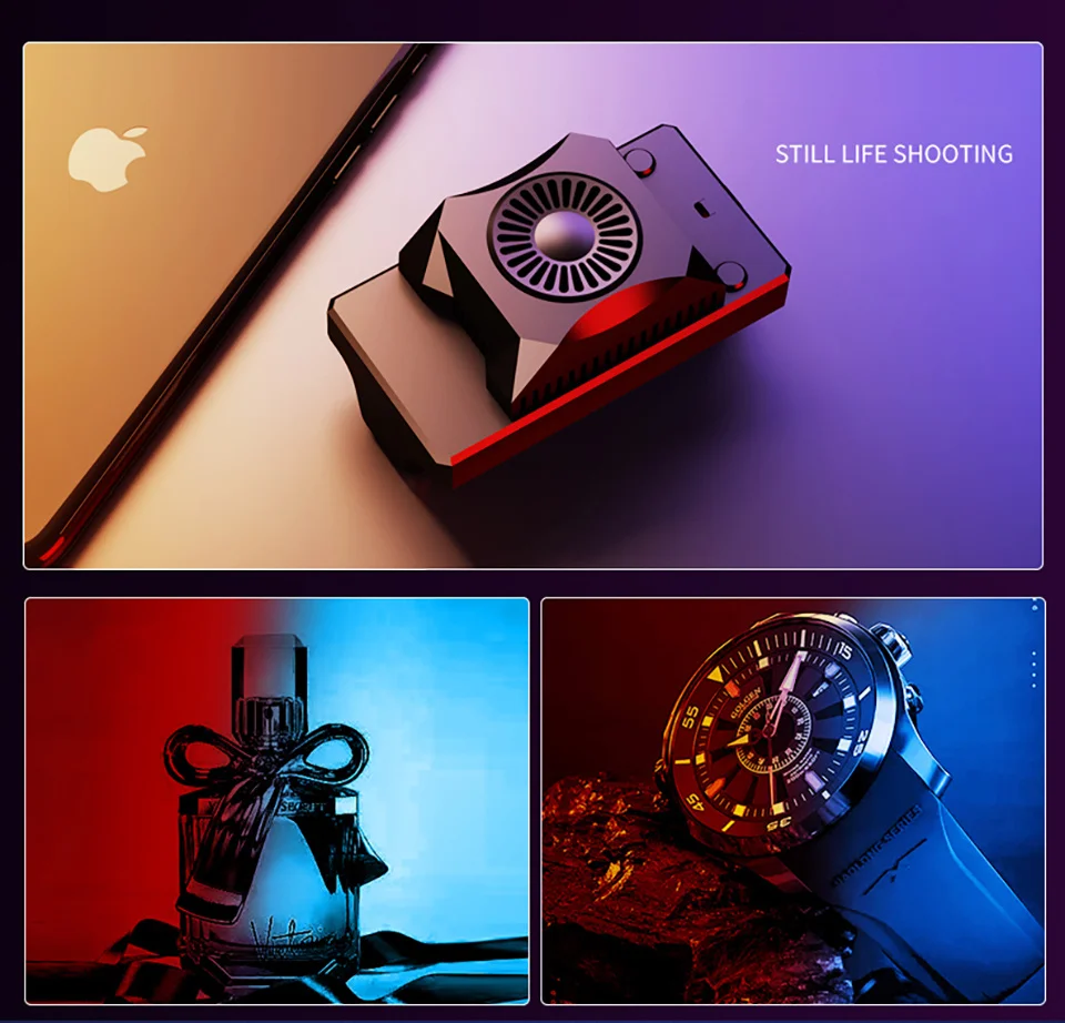 Светодиодная лампа для видеосъемки RGB цветная | Электроника