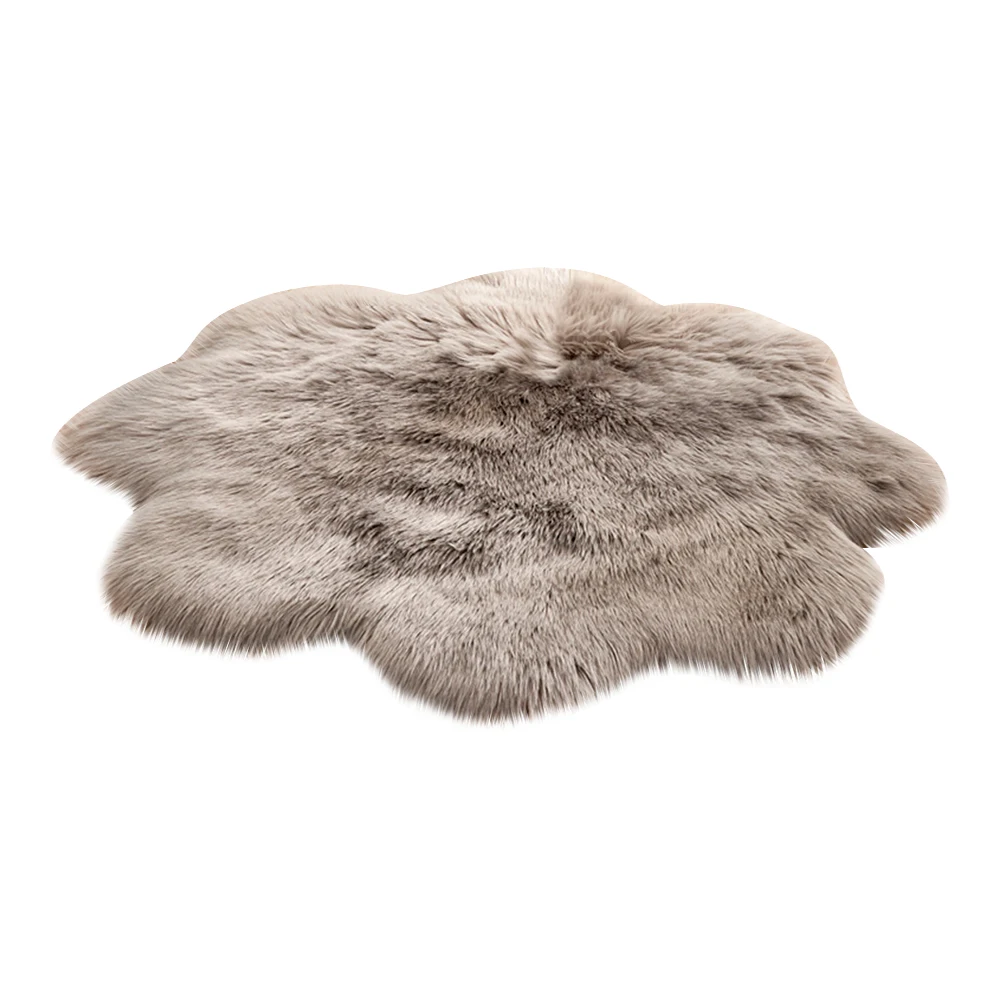 grey1 Urijk, розовый, мягкий, искусственный мех, шерсть, ковры для гостиной, дивана, плюшевый ковер, покрывало для спальни, матрас, рождественские, для двери, окна, круглые коврики, ковры - Цвет: grey1