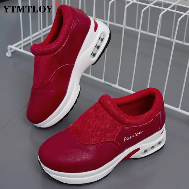 

Women Fashion Vulcanized Platform Flats Ladies Shoes Casual Breathable Wedges Ladies Walking Sneakers Zapatillas Mujer