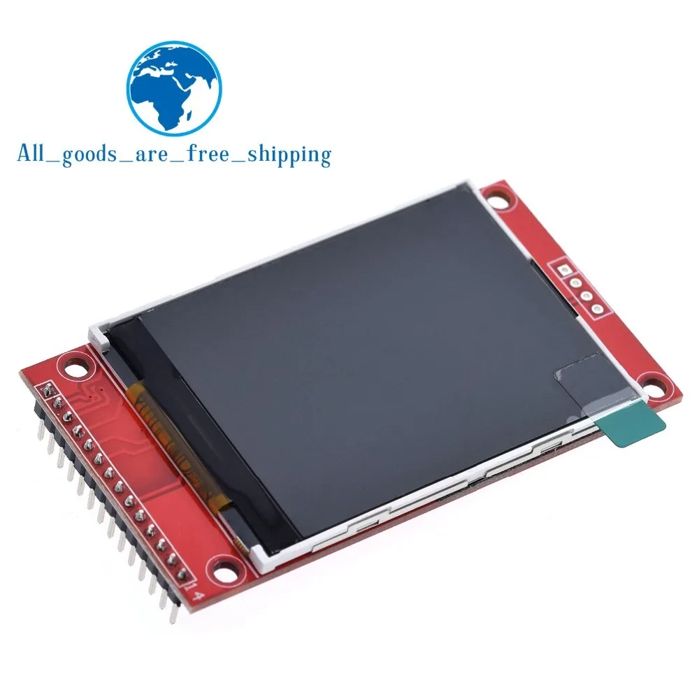 2," 2,4 дюйма 240x320 SPI TFT lcd модуль последовательного порта 5 В/3,3 В PCB адаптер Micro SD карта ILI9341 ЖК-дисплей белый светодиодный для arduino