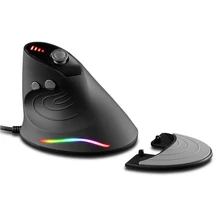 Wired Right Hand Ergonomic Mouse Gaming Mouse 10000 DPI USB 5 Modes Optical Wrist Healthy Mice for PC Computer