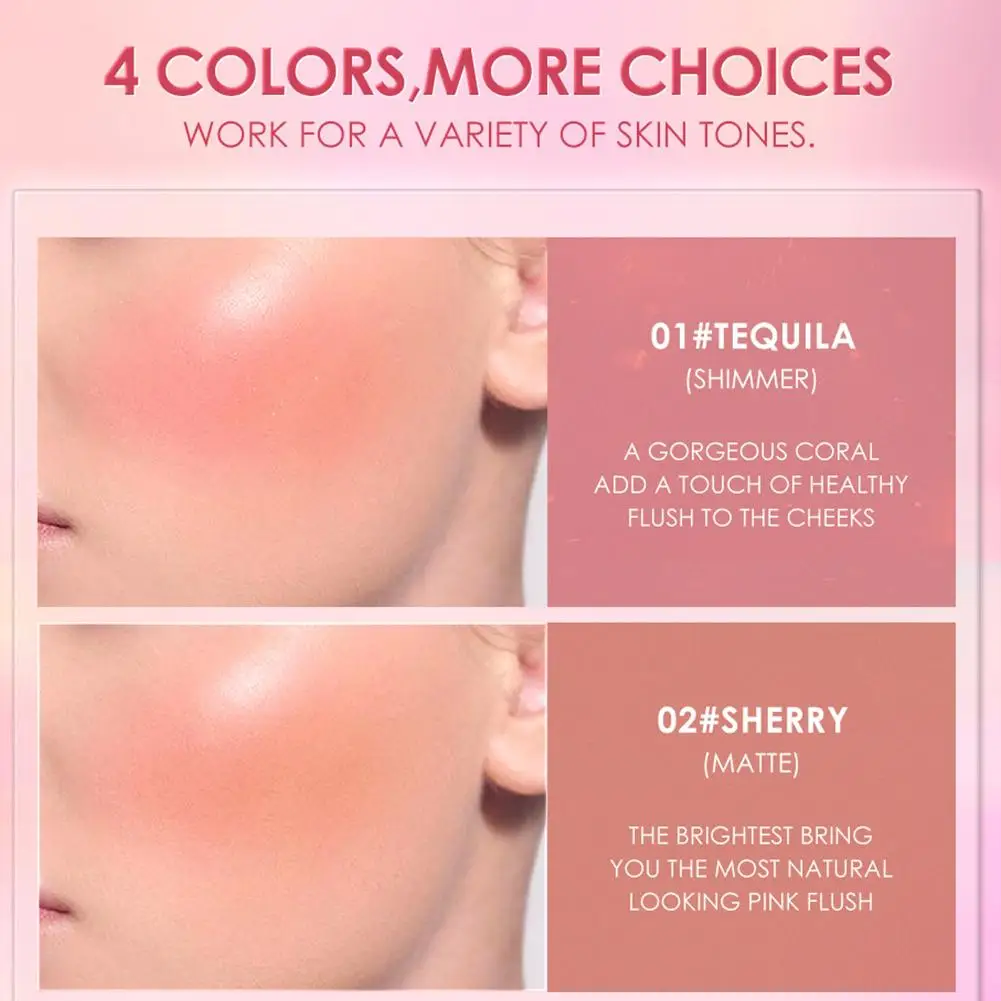 

FOCALLURE Face Liquid Jelly blush first love makeup Long Lasting Natural Cheek Contour Rouge Cosmetic Natural Cheek Contour Blus