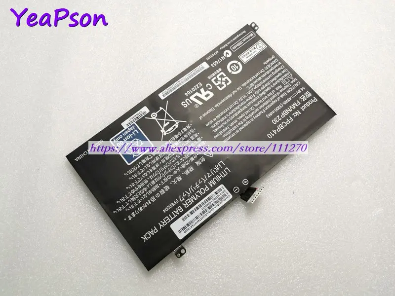 Ноутбук Yeapson FPCBP410 FMVNBP230 14 8 в 3300 мАч для Fujitsu LIFEBOOK U554 U574 UH554 UH574 | Компьютеры и офис