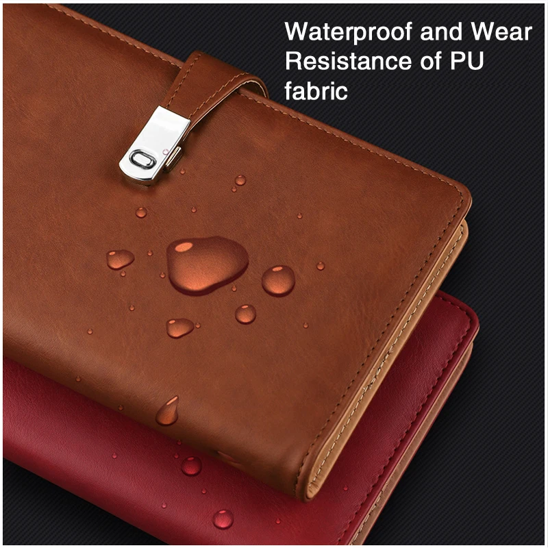 PITEBO Leather card package commercial multi position simple multifunction certificate book folder ticket |