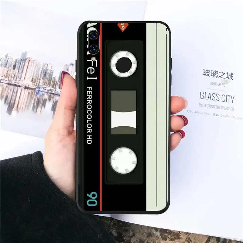 

Retro Cassette Tape Phone Cases For Huawei honor Mate P 10 20 30 40 Pro 10i 9 10 20 8 x Lite Luxury brand shell funda coque