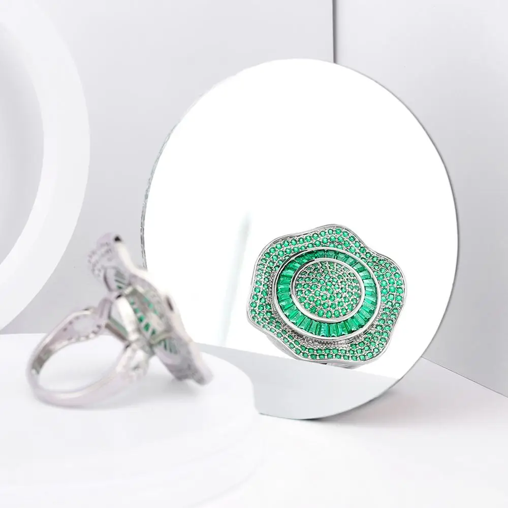 ERLUER Original Women Rings Luxury Zircon Stone for Wedding Engagement Ring Fashion Promotions Jewelry 2019 | Украшения и