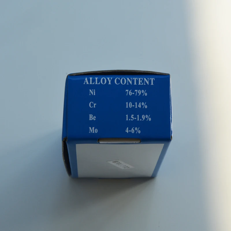 

1Kg/Box Dental Lab Material Nickel Chromium Alloy Containing Beryllium for Ceramic Repair