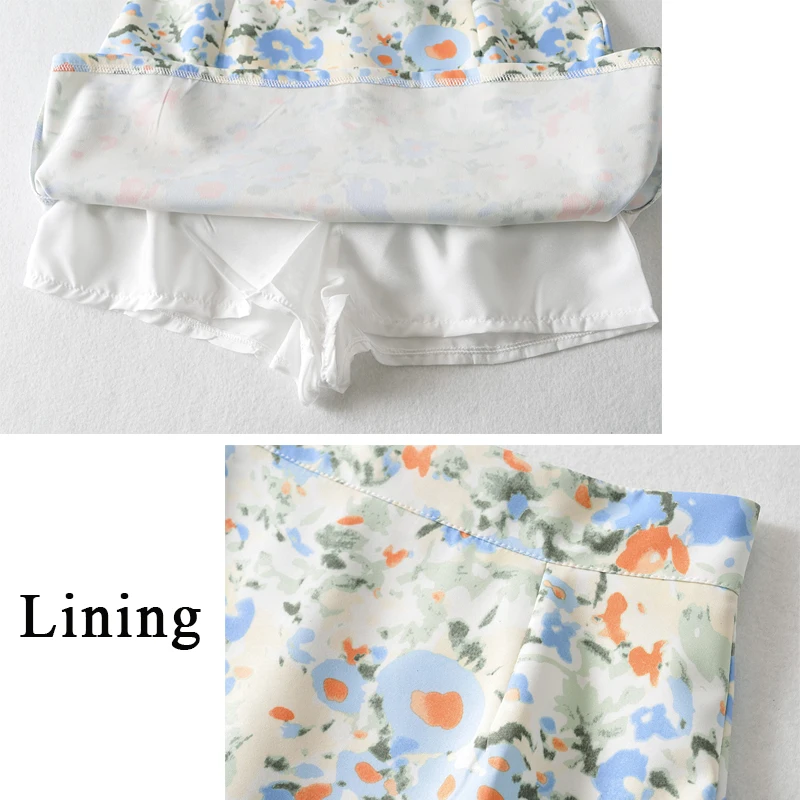 

Skirts Women Elegant Multicolor Printed Hips High Waist A-Line Skirt Womens Fashionable Soft Slim Sweet Korean Style Trendy New