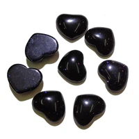 natural blue sand stone cabochon bead flat back heart shape no hole loose beads for jewelry making diy ring necklace accessories