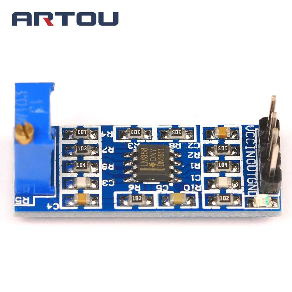 LM358 100 увеличение времени усилитель сигнала модуль операционного усилителя