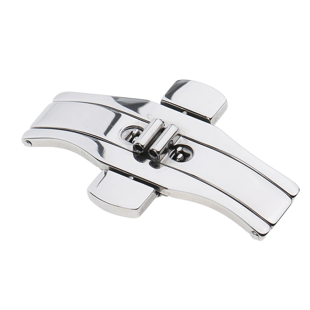 

2021 NEW Watch Deployment Buckle Stainless Steel Flip Lock Butterfly Deployment Clasp