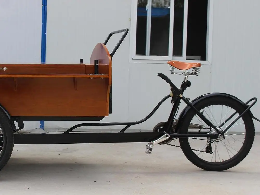 KN-T04B Мобильная тележка для еды велосипед кофейни трехколесный электрический и