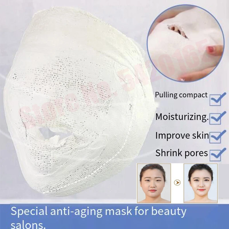 

Mummy Facial Mask Peeling Bandage Plaster Strip 5d Face Mask Brightening Skin Tone Lifting Firming Korean Facial Skin Care