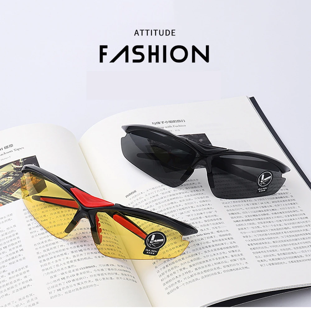 Outdoor Sport Cool Eyewear Unisex Windproof Sunglasses Light Rainproof BicycleEyewear UV400 outdoor Glasses 9183 | Аксессуары для