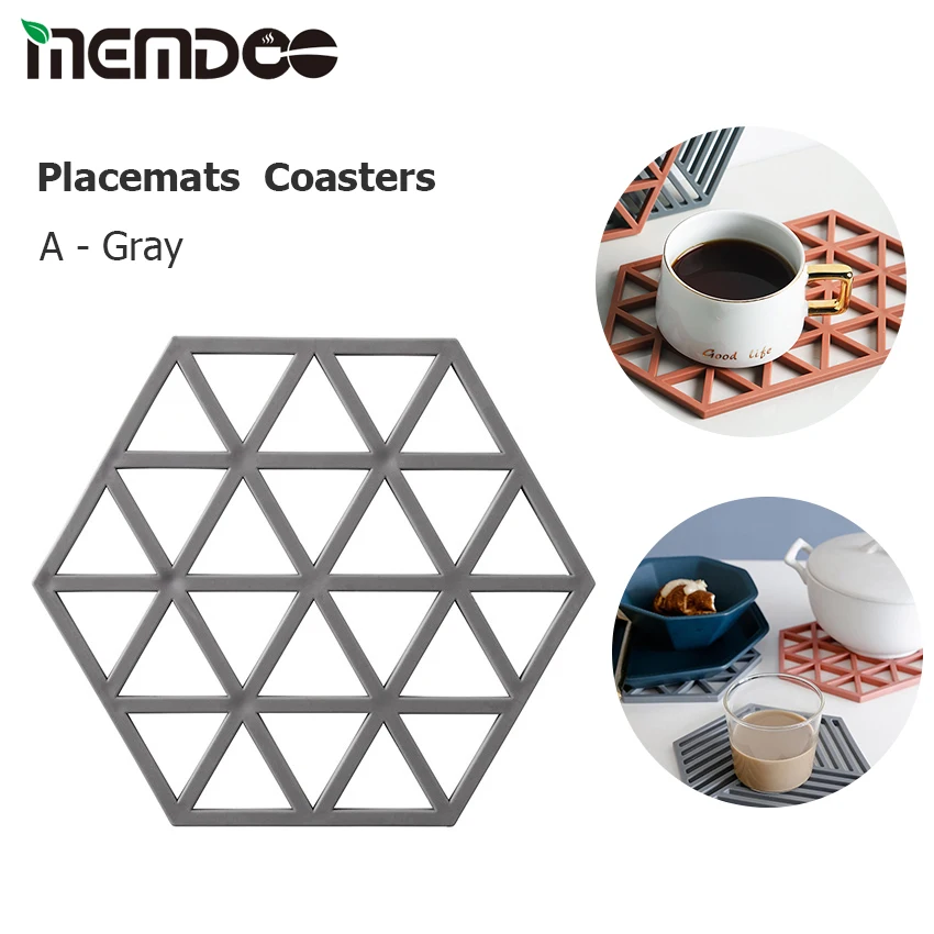 Подставки MEMDOO коврик для кастрюли подставка под чашку горячий силиконовый