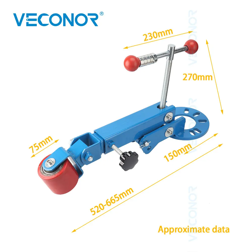Инструмент для ремонта автомобильных колес удлинитель свода колеса бывший ролик
