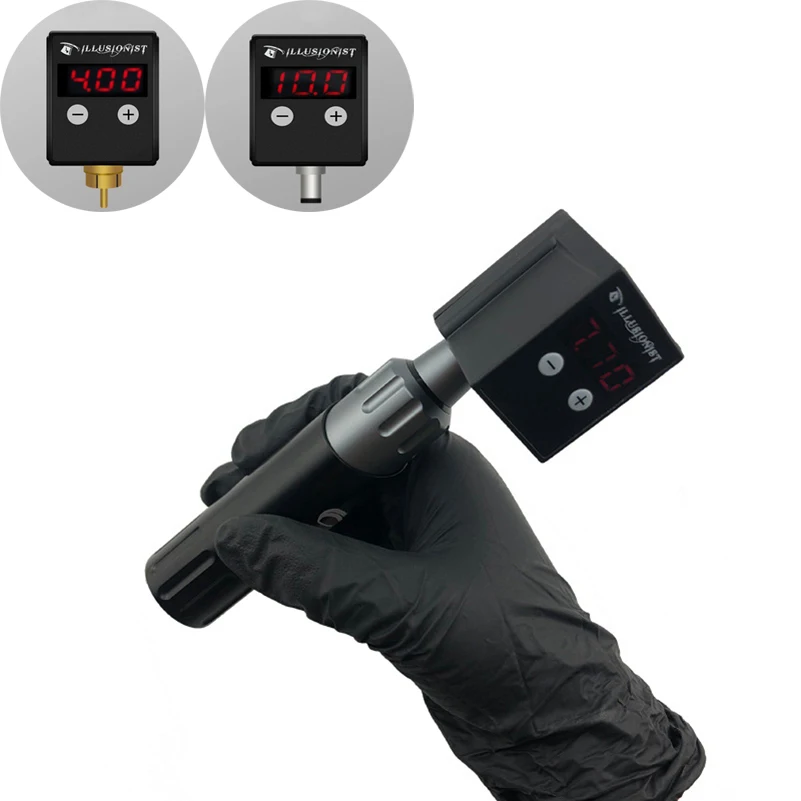 1 шт. Новейший беспроводной блок питания для татуировок Миниатюрный разъем RCA/DC