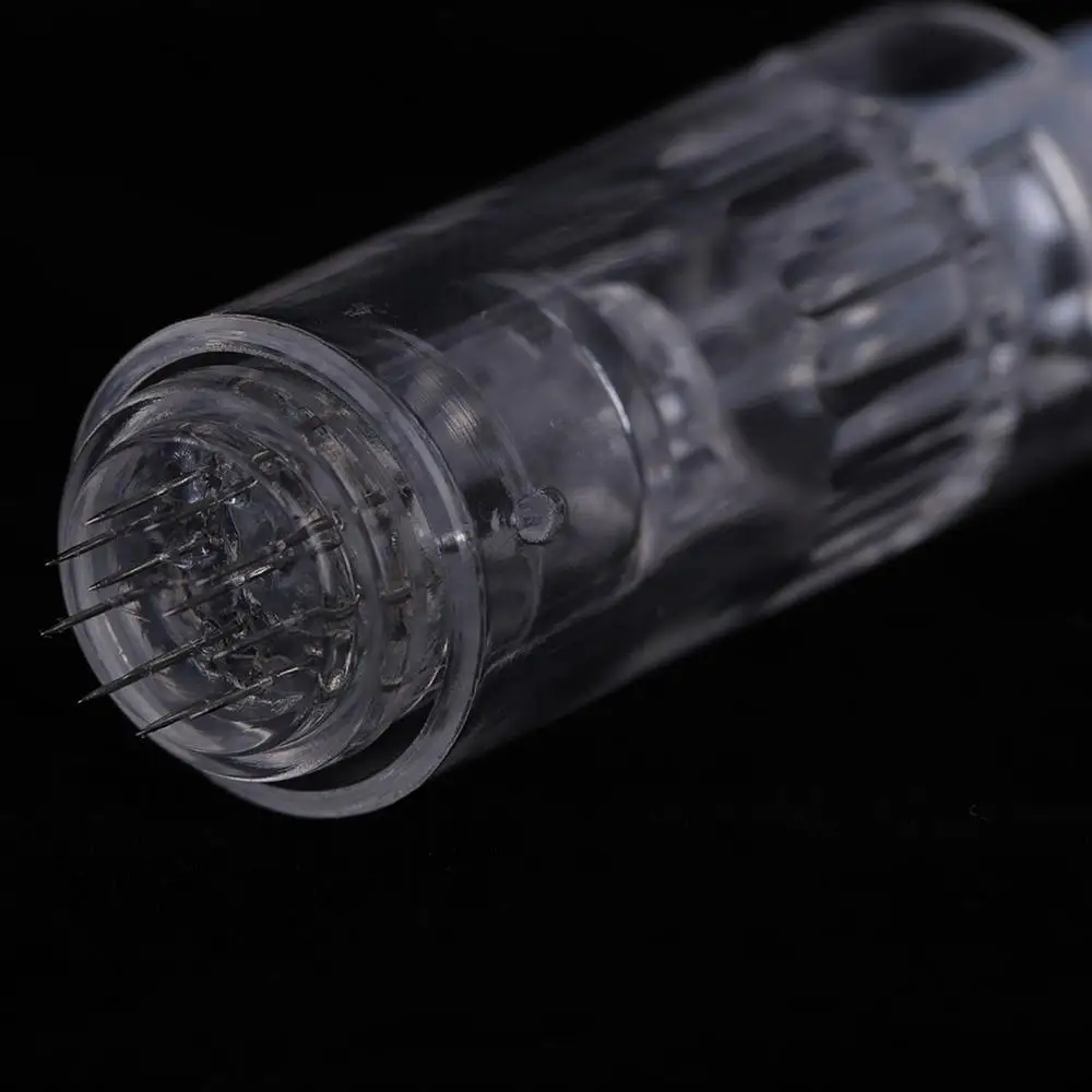 

10PCS Disposable Tattoo Cartridge Needle For MTS Microneedling Tattoo Machine Transparent Permanent Makeup Needle 9PIN12PIN36PIN