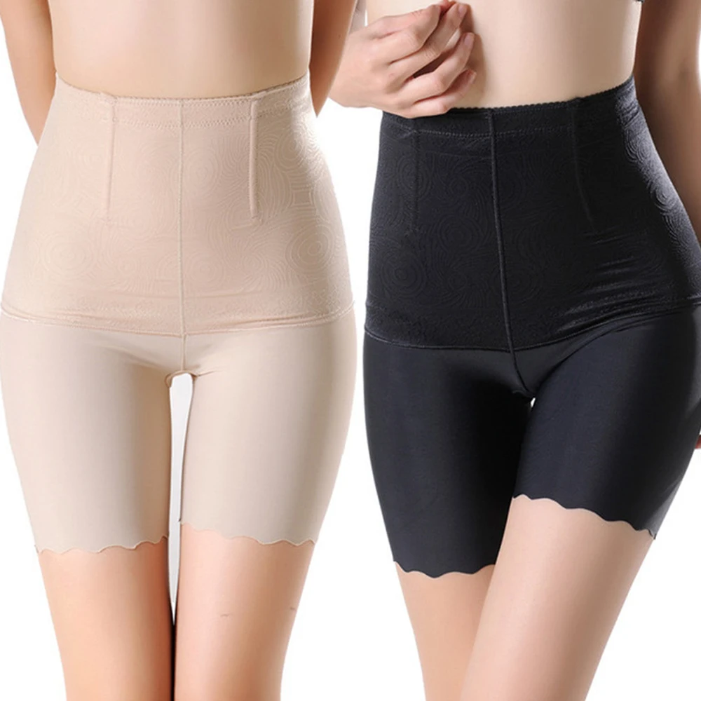 

Seamless High Waist Women Safety Shorts Plus Size Anti-glare Soft High Elasticity Comfortable Short Pants Underwear