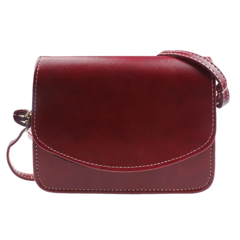 Женская сумка через плечо Диагональная Сумка из искусственной кожи маленькая