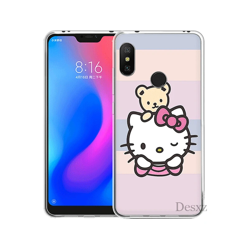 Чехол для мобильного телефона Redmi 3S 3 4 6 4A 4X 5A 7 7A K20 GO Pro Plus жесткий чехол hello kitty Cool Shell
