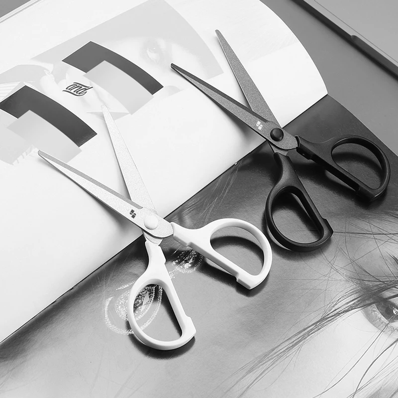 

Andstal Black Technology Non-stick Scissors Stick-free ergonomic blade Scissor for school office supplies sissors craft