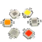 2 шт. полная мощность 10 Вт медная рамка с силиверингом Встроенный светодиодный чип 9-12 в RGB Светодиодный модуль с розовым полным спектром для прожектора