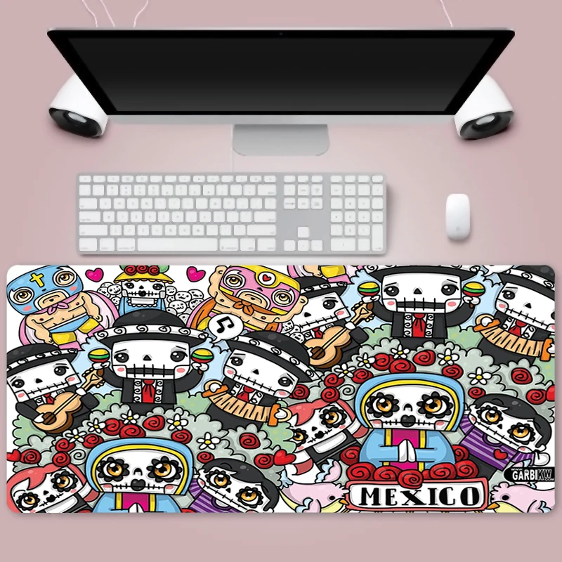 

Doodle Art Large Game Anime Mouse Pad Notebook Desk Pad Computer Keyboard Pad Desk