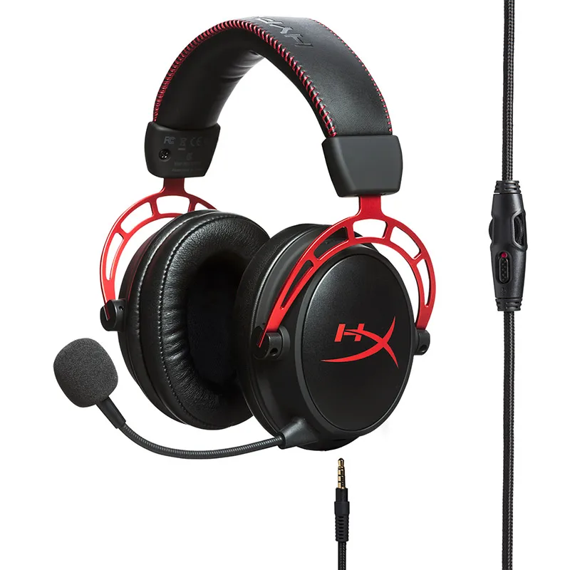 Гарнитура Kingston HyperX Cloud Alpha E-sports с микрофоном игровая гарнитура для ПК PS4 Xbox Mobile |