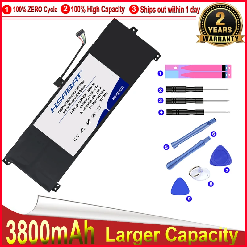 Аккумулятор HSABAT 0 цикл 3800 мАч для планшетов PS42 8RB 8RA 8RC S1 BTY-M48 4ICP5/41/119 | Компьютеры и