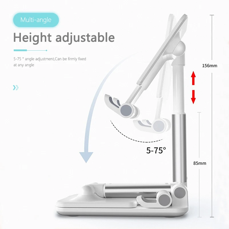 Настольная подставка для iPhone регулируемый складной настольный держатель