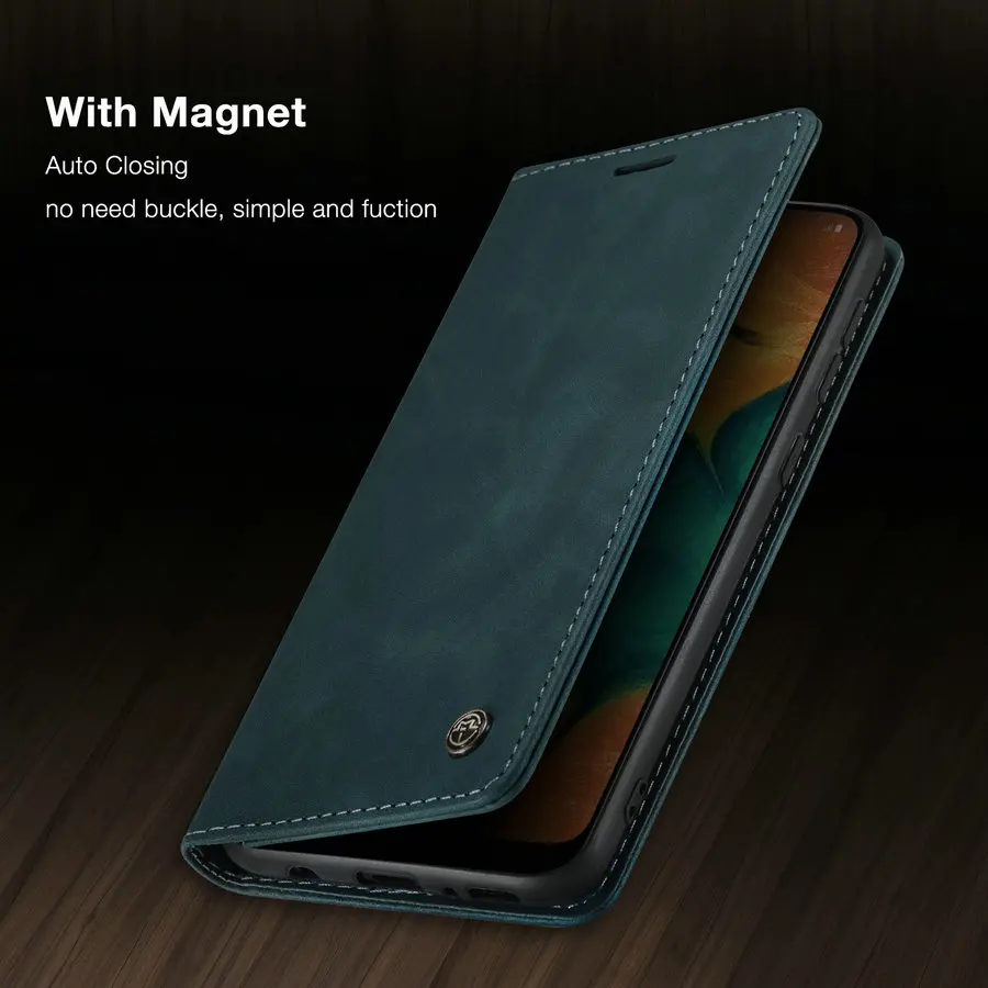 Магнитный кожаный чехол CaseMe для Samsung A30s книжка с кошельком A50 A40s A20s A10s M30