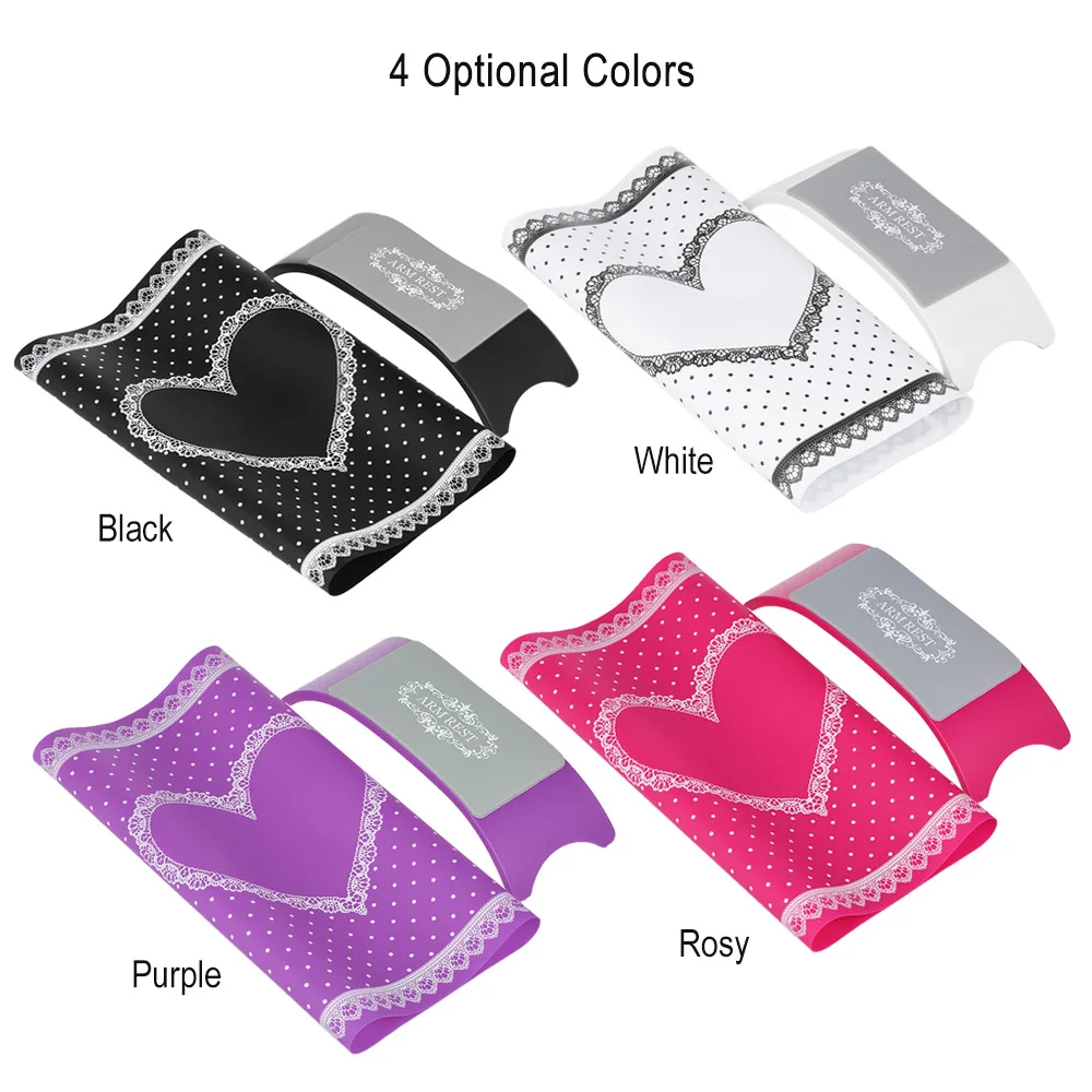 1 Набор моющаяся силиконовая подушка для рук и складной настольный коврик ногтей