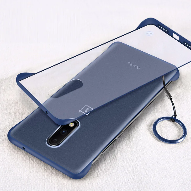 SemgCeKen Бескаркасный бампер с кольцом Прозрачный чехол для oneplus 6 6t 7 pro 7pro oneplus 7 one plus ультра тонкий матовый чехол для телефона