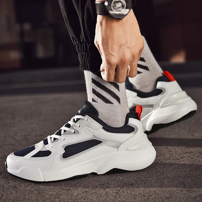 Rommedal Новая мужская легкая обувь для бега Весенняя повседневная на шнуровке