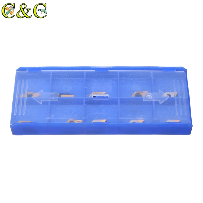 

10pcs Carbide Insert Blades + 4pcs Lathe Boring Bar Turning Tool Holder Set + 4pcs Wrench for Lathe Turning Tool Machine Sets