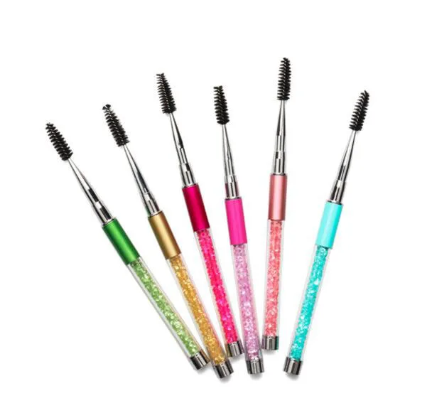 Стразы щеточка для ресниц многоразовая Женская одноразовая силиконовая тушь