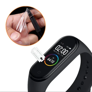 Защитная пленка для Mi Band 4, Mi3 Band 3, закаленное ТПУ, 10 шт., мягкая защитная пленка для экрана для часов Xiaomi Mi 4, Mi 3, защита от пыли
