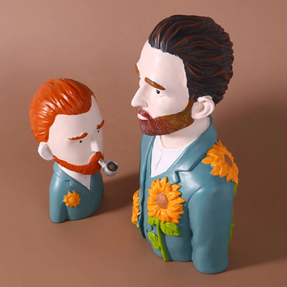 

Скандинавская статуя абстрактного истончика, статуэтка из смолы, украшение для офиса и дома, настольное украшение, ремесла ручной работы, с...