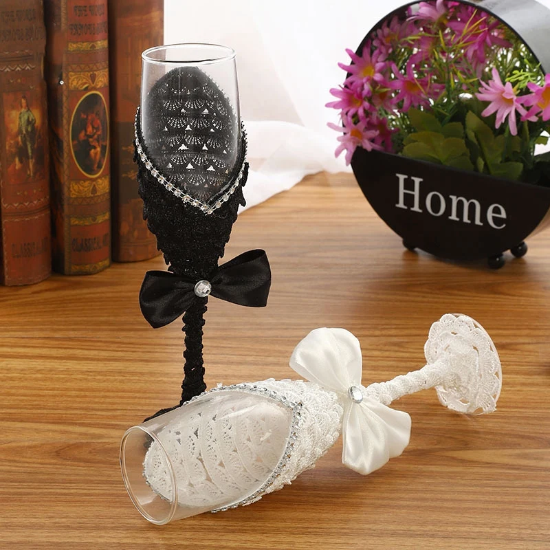 2 шт Свадебные бокалы es персонализированные флейты для шампанского Хрустальные