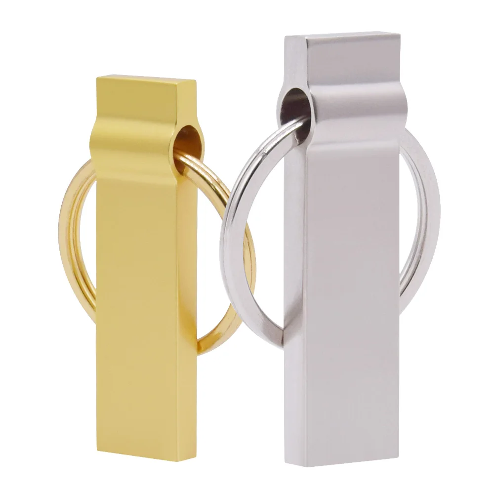 Новый Usb флеш накопитель 2 0 128 ГБ 64 32 16 8 4 Гб металлический U диск подарок