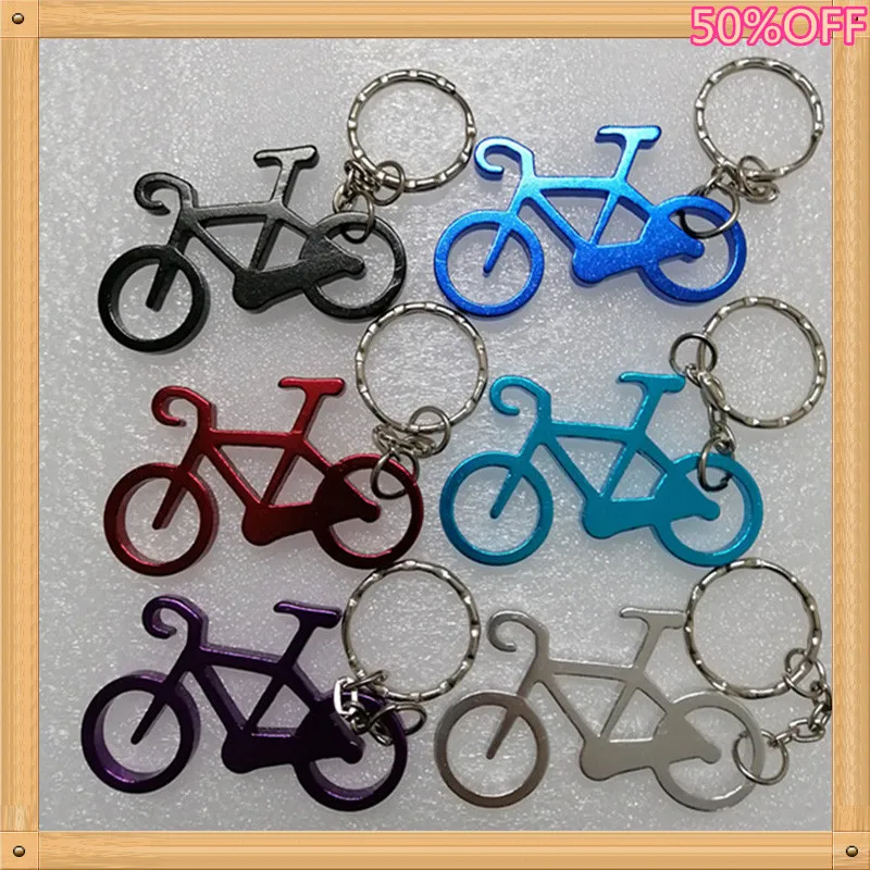 

20pcs/lot Outdoor EDC Multi Bike Bicycle Keychain Bottle Wine Beer Opener Tool Muilti Colors Keyring