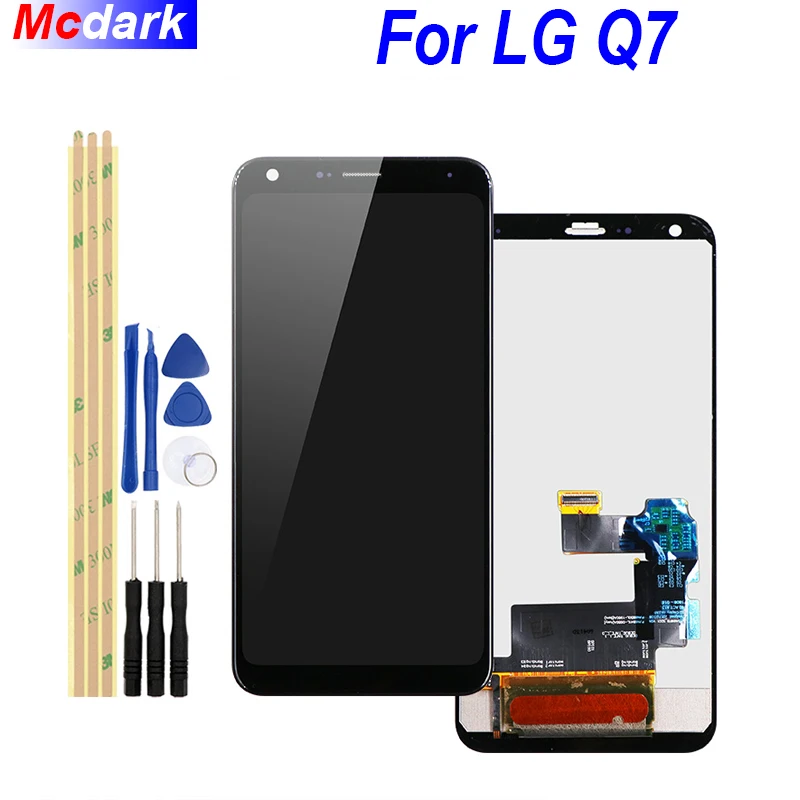 ЖК дисплей 5 дюйма для LG Q7 X210 X210DS детали замены + инструменты и клей|Экраны