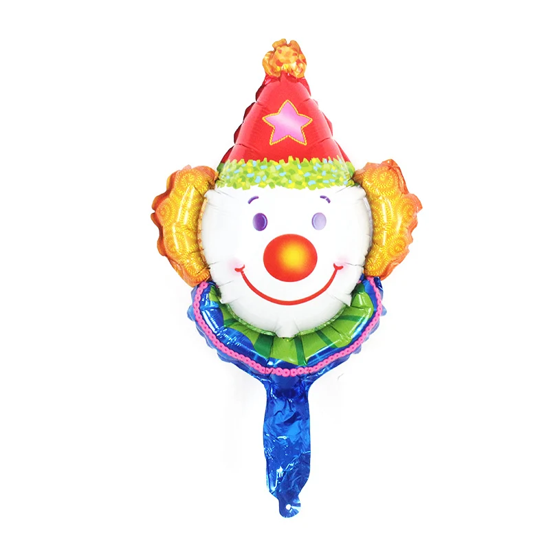 48x32 см красные шары из фольги с головой клоуна вечерние героями мультфильмов и