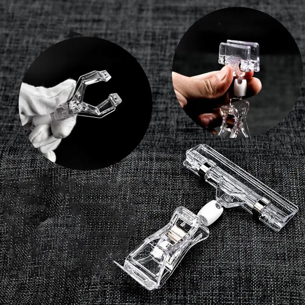 Multi-Function Clear Plastic Advertising Clips Sign Display Price Label Tag Clip Holders In Supermarket Retailers | Дом и сад